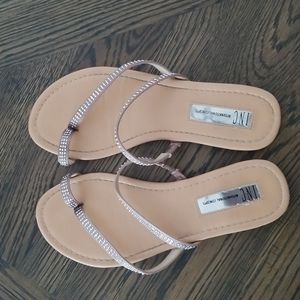 INC RHINESTONE SANDALS SIZE 6.5